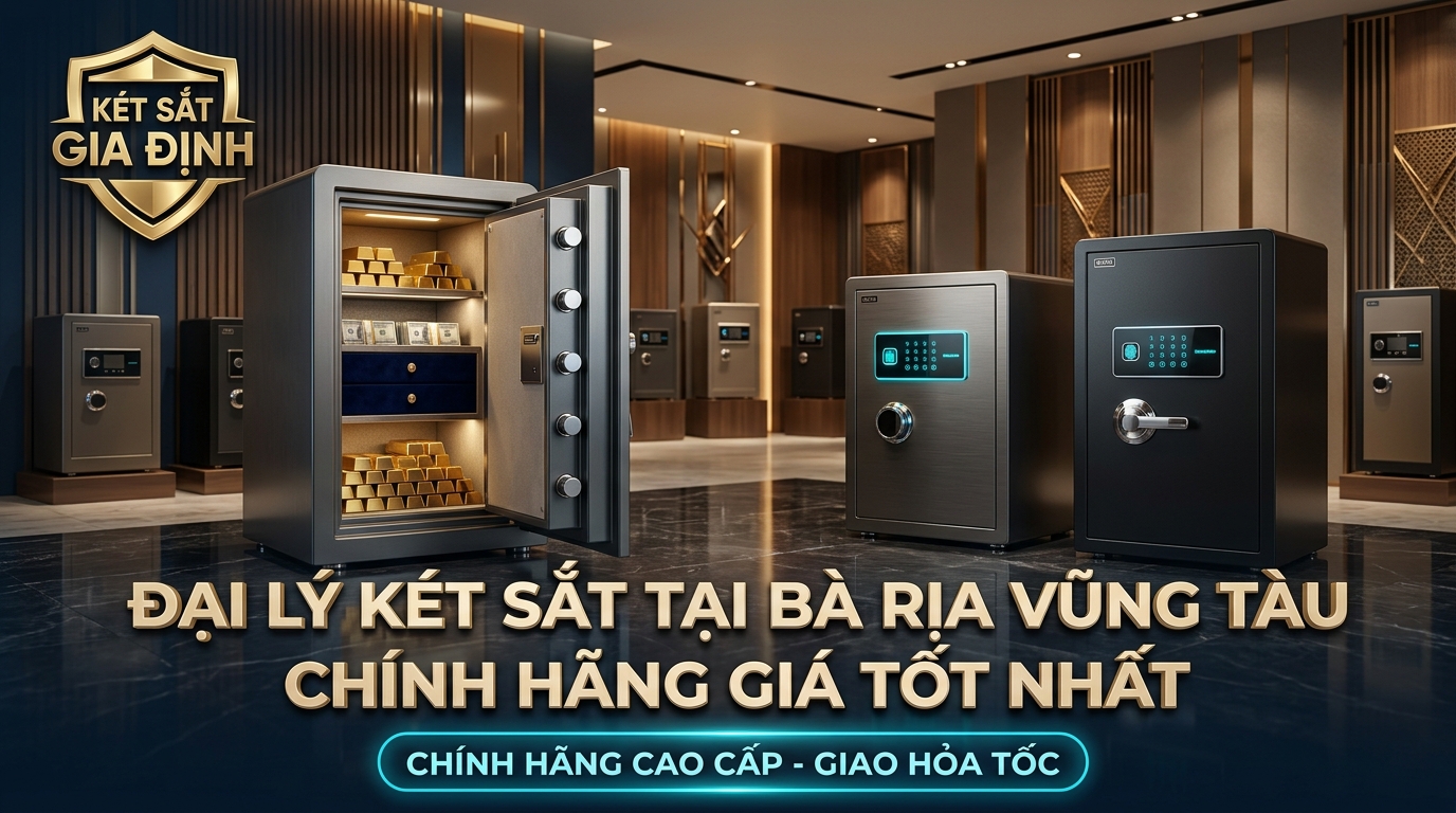 Đại Lý Két Sắt Tại Bà Rịa Vũng Tàu Chính Hãng Giá Tốt Nhất - Két Sắt Gia Định chính hãng phân phối giao hỏa tốc