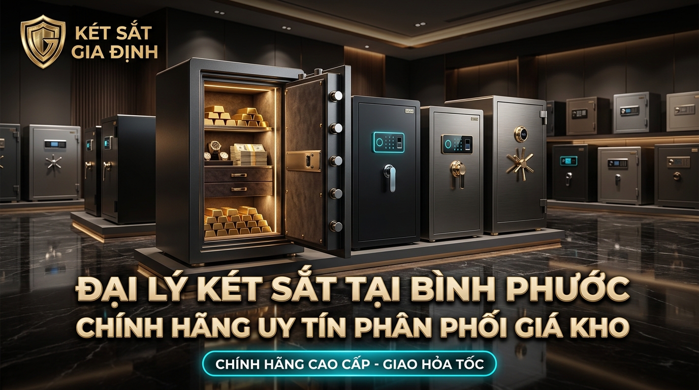 Đại Lý Két Sắt Tại Bình Phước Chính Hãng Uy Tín Phân Phối Giá Kho - Két Sắt Gia Định chính hãng phân phối giao hỏa tốc