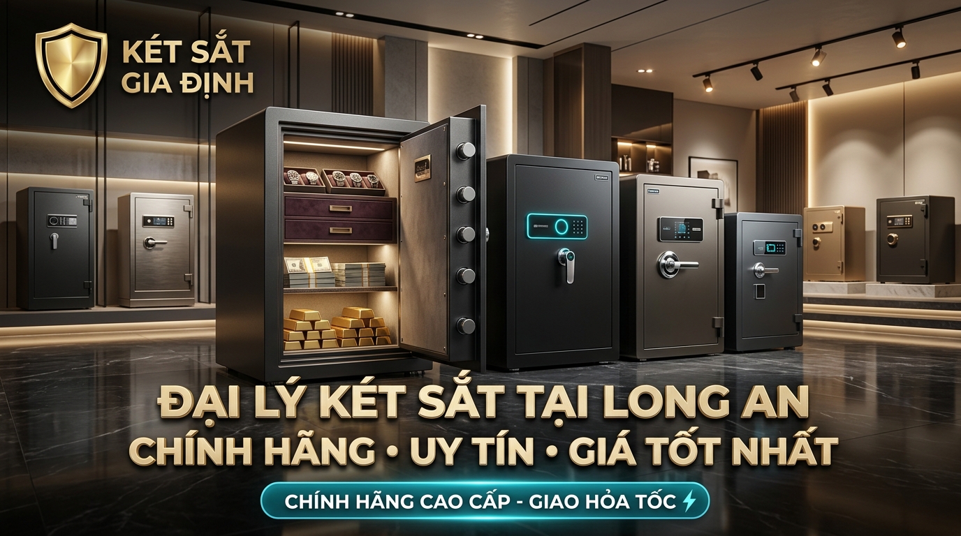 Đại Lý Két Sắt Tại Long An Chính Hãng Uy Tín Giá Tốt Nhất - Két Sắt Gia Định chính hãng phân phối giao hỏa tốc