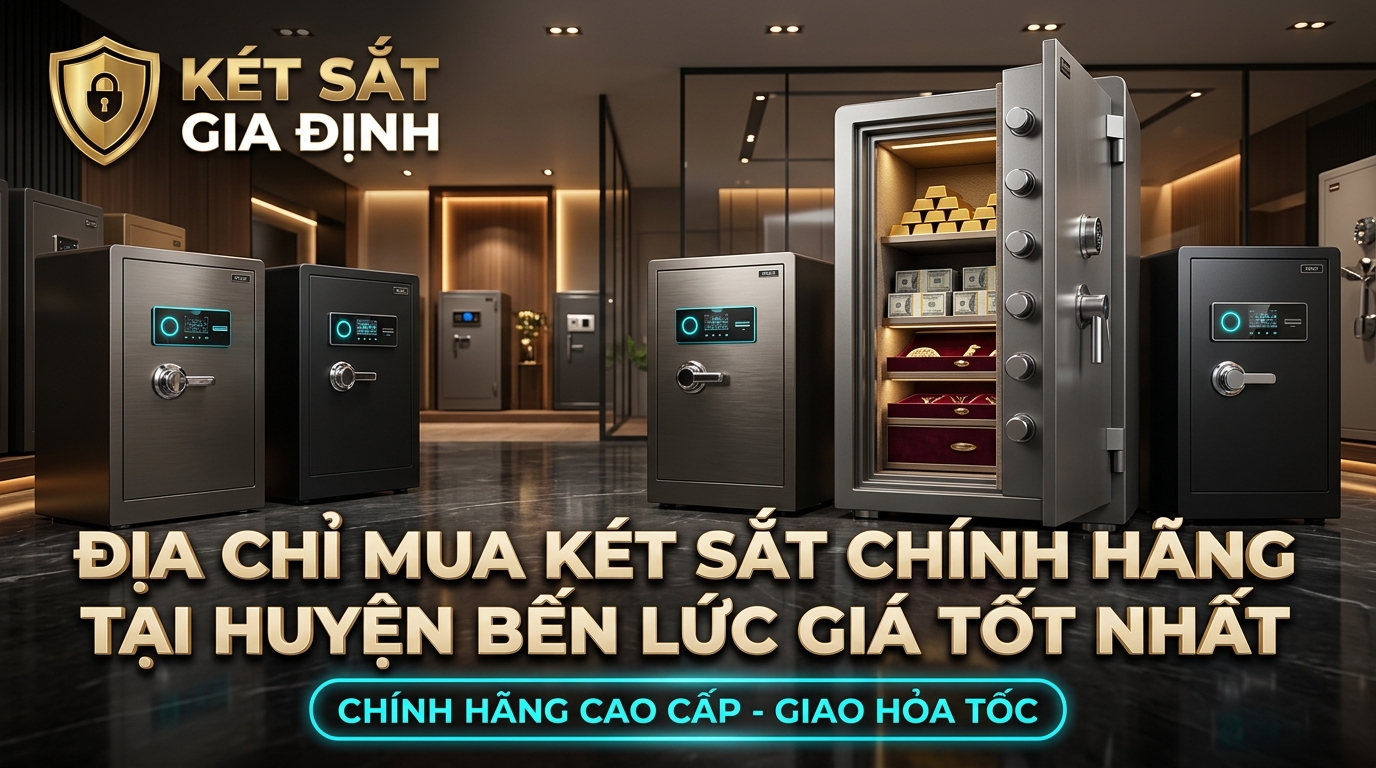 Địa Chỉ Mua Két Sắt Chính Hãng Tại Huyện Bến Lức Giá Tốt Nhất - Két Sắt Gia Định chính hãng phân phối giao hỏa tốc