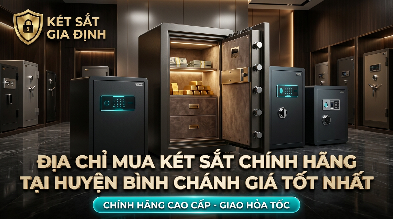 Địa Chỉ Mua Két Sắt Chính Hãng Tại Huyện Bình Chánh Giá Tốt Nhất - Két Sắt Gia Định chính hãng phân phối giao hỏa tốc