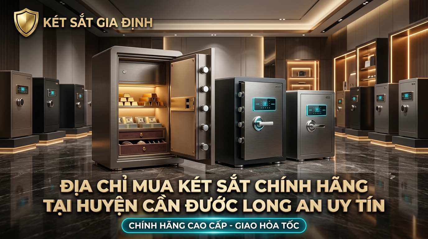 Địa Chỉ Mua Két Sắt Chính Hãng Tại Huyện Cần Giuộc Long An Uy Tín - Két Sắt Gia Định chính hãng phân phối giao hỏa tốc