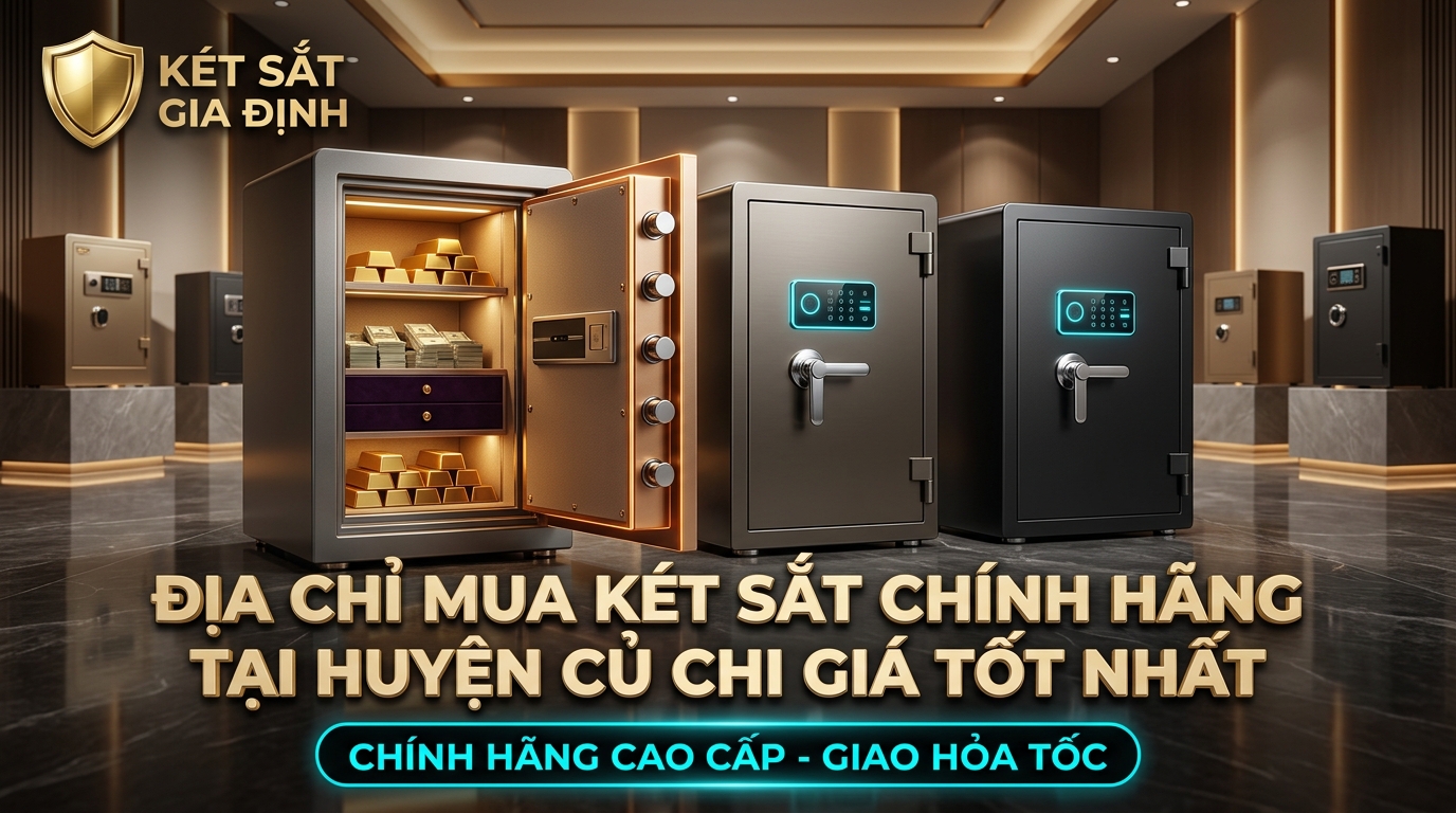 Địa Chỉ Mua Két Sắt Chính Hãng Tại Huyện Củ Chi Giá Tốt Nhất - Két Sắt Gia Định chính hãng phân phối giao hỏa tốc