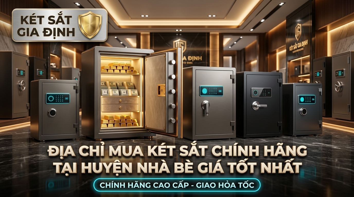 Địa Chỉ Mua Két Sắt Chính Hãng Tại Huyện Nhà Bè Giá Tốt Nhất - Két Sắt Gia Định chính hãng phân phối giao hỏa tốc