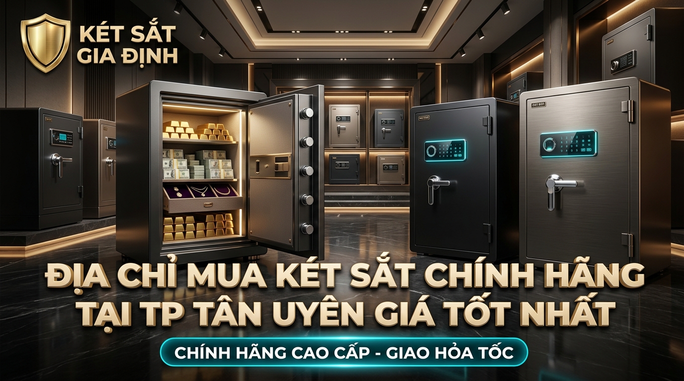 Địa Chỉ Mua Két Sắt Chính Hãng Tại TP Tân Uyên Giá Tốt Nhất - Két Sắt Gia Định chính hãng phân phối giao hỏa tốc