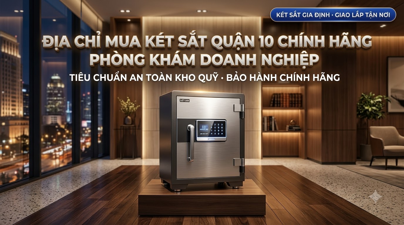 Địa Chỉ Mua Két Sắt Quận 10 Chính Hãng Phòng Khám Doanh Nghiệp