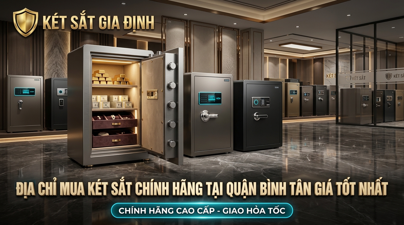 Địa Chỉ Mua Két Sắt Chính Hãng Tại Quận Bình Tân Giá Tốt Nhất - Két Sắt Gia Định chính hãng phân phối giao hỏa tốc