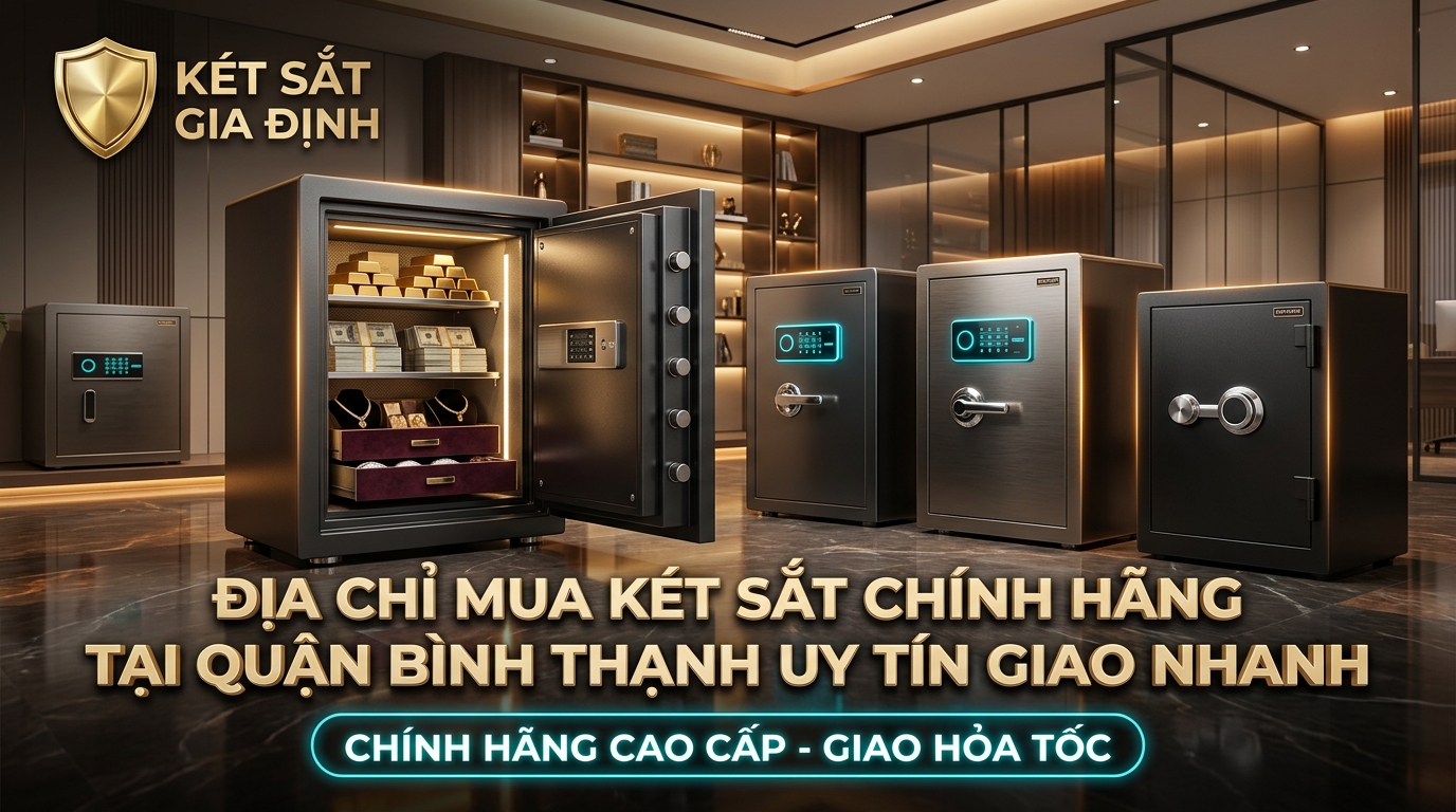 Địa Chỉ Mua Két Sắt Chính Hãng Tại Quận Bình Thạnh Uy Tín Giao Nhanh - Két Sắt Gia Định chính hãng phân phối giao hỏa tốc
