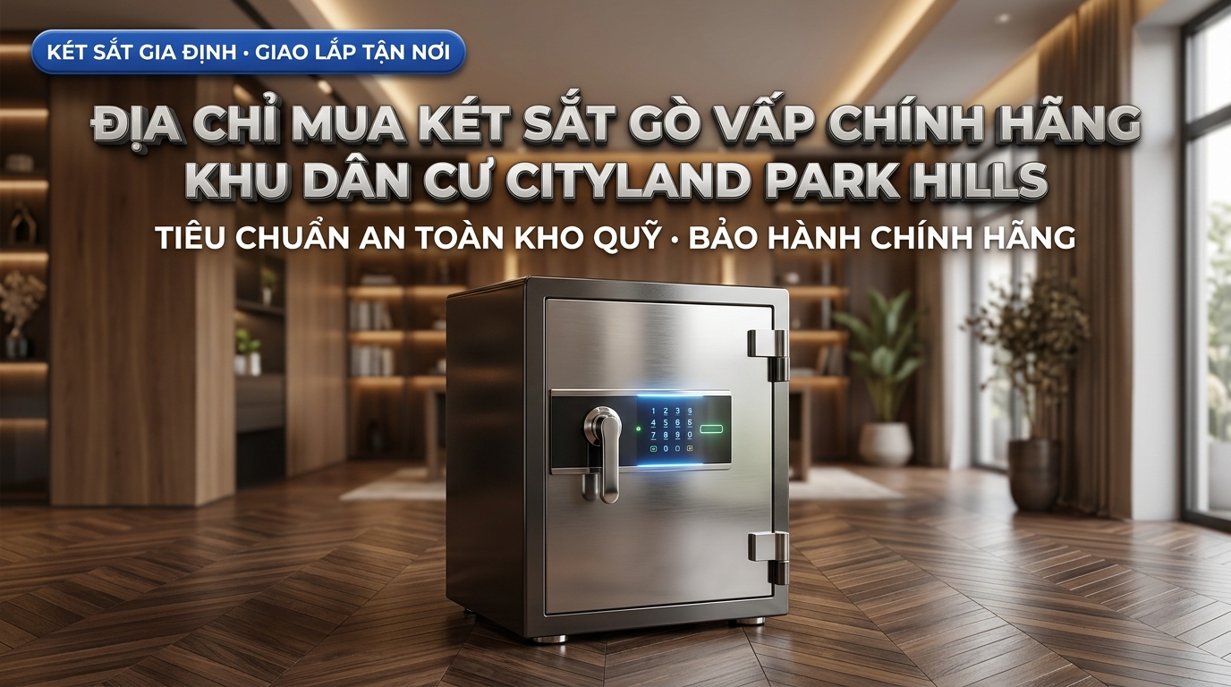 Địa Chỉ Mua Két Sắt Gò Vấp Chính Hãng Khu Dân Cư Cityland Park Hills
