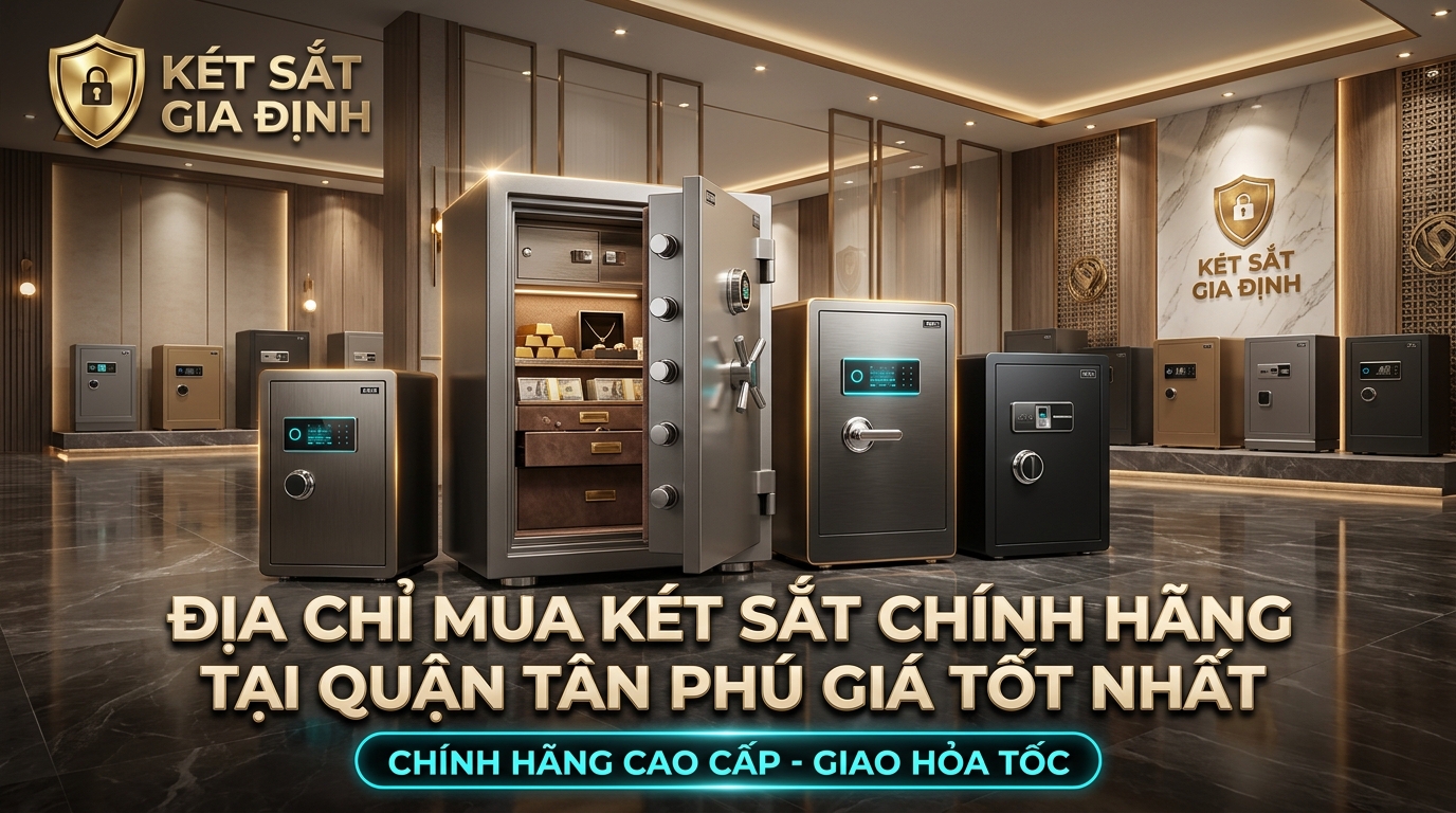 Địa Chỉ Mua Két Sắt Chính Hãng Tại Quận Tân Phú Giá Tốt Nhất - Két Sắt Gia Định chính hãng phân phối giao hỏa tốc