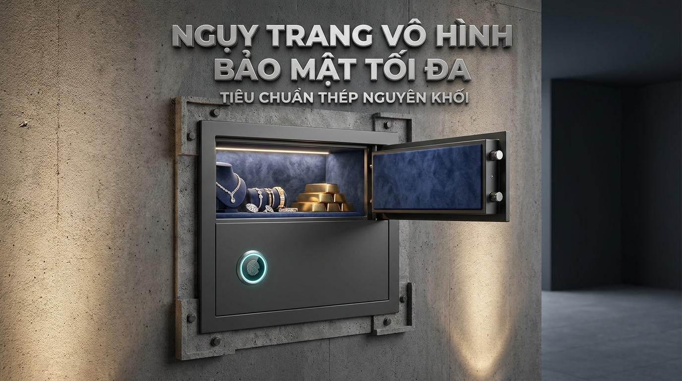 Két sắt âm tường chôn tường ngụy trang thông minh chính hãng Két Sắt Gia Định
