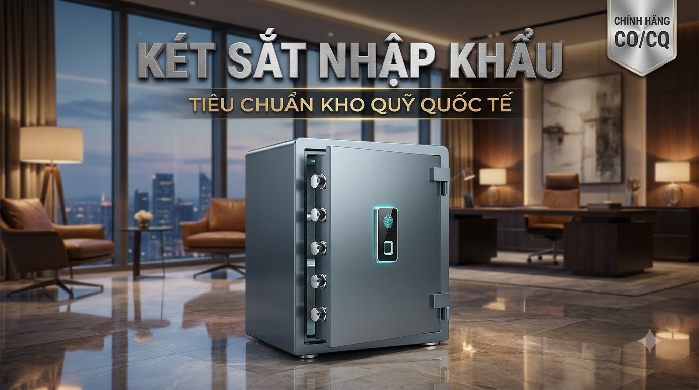 Két sắt nhập khẩu chính hãng nguyên chiếc tiêu chuẩn kho quỹ quốc tế