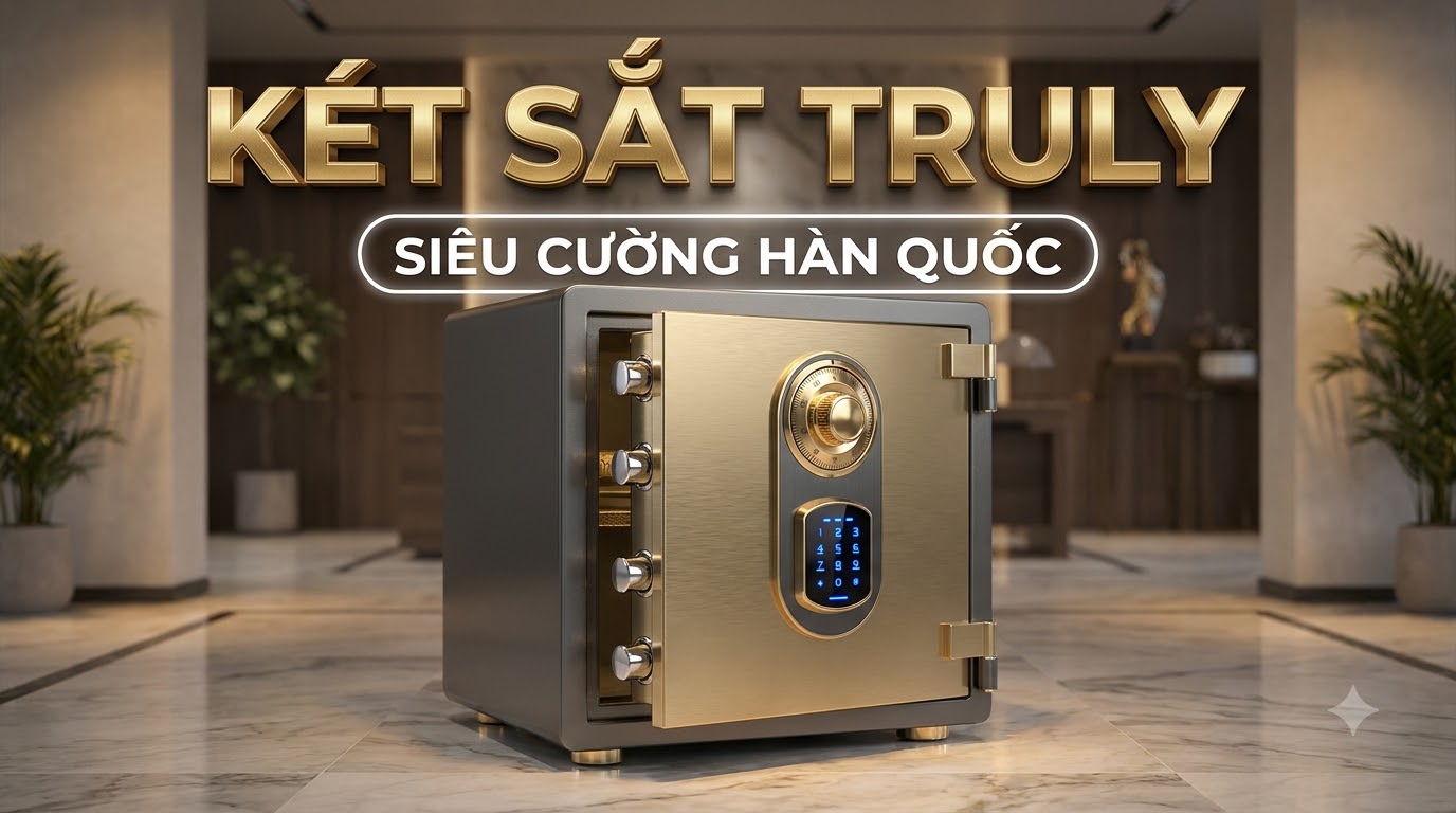két sắt truly chính hãng chống cháy thân thép siêu cường công nghệ hàn quốc