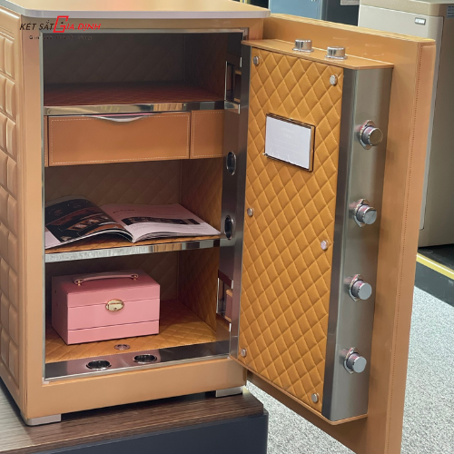 Ảnh mở cửa mặt nghiêng két sắt AIFEIBAO BGII80