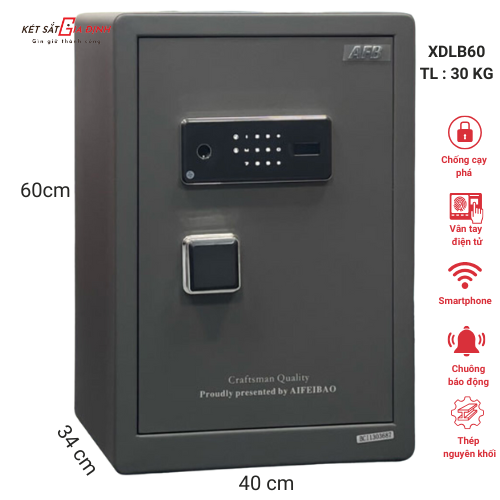 hông số kích thước của két sắt AIFEIBAO XDLB 60