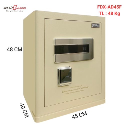 Két sắt Bofa FDX-AD45F vân tay điện tử , tích hợp quản lý bằng điện thoại