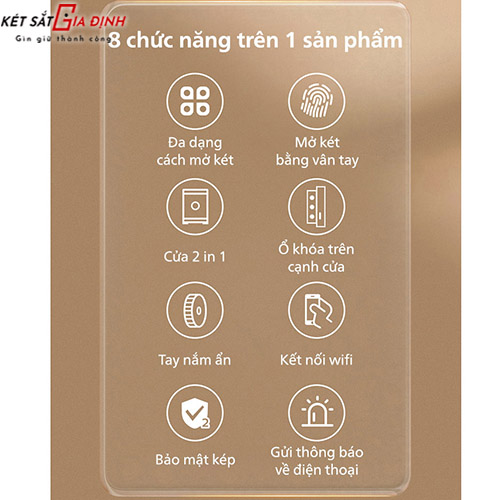 Nhiều tính năng thông minh, tiện dụng