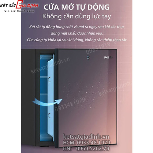 Két sắt nhập khẩu Philips SBX501-5CU Chống Cháy