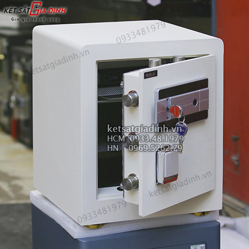 Két sắt vân tay điện tử Nika KDF45 thép tấm chống cạy