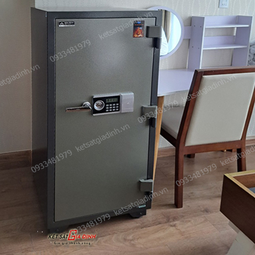 Hình ảnh thực tế két sắt Hòa Phát KS250K1DT giao tới khách hàng