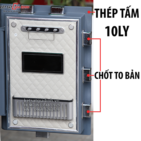 Két sắt Thông minh Aifeibao HK/MD55AS Vân tay Điện tử App điện thoại