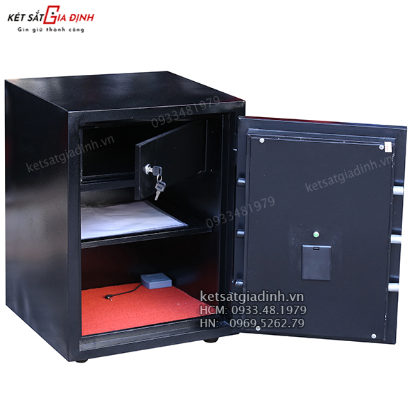 Két sắt vân tay Kim Bảo KBF62 chống cháy