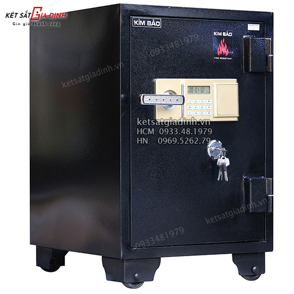 Két sắt khóa điện tử Kim Bảo KBE69 chống cháy