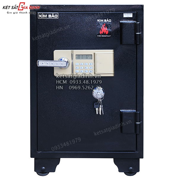 Két sắt khóa điện tử Kim Bảo KBE69 chống cháy