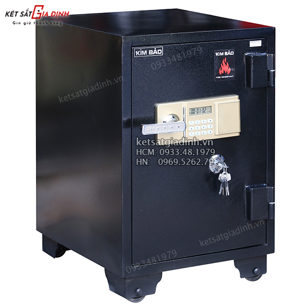 Két sắt khóa điện tử Kim Bảo KBE69 chống cháy