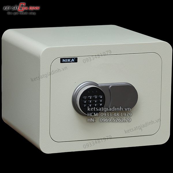 Két sắt mini thép tấm điện tử Nika KNE380