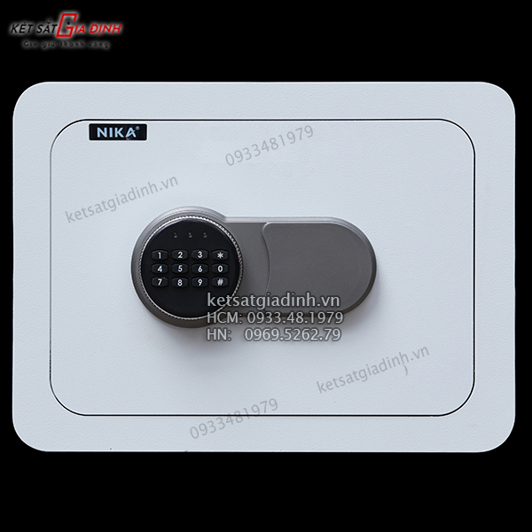 Két sắt mini thép tấm điện tử Nika KNE380