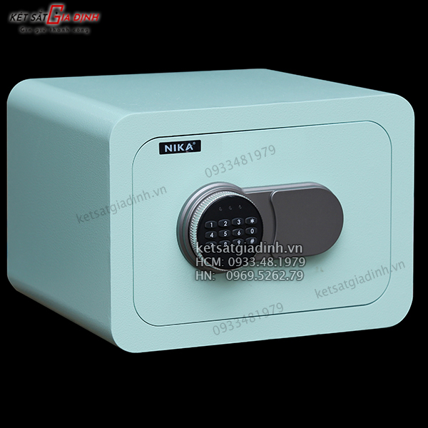 Két sắt mini thép tấm điện tử Nika KNE380