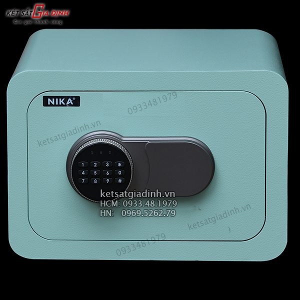 Két sắt mini thép tấm điện tử Nika KNE380