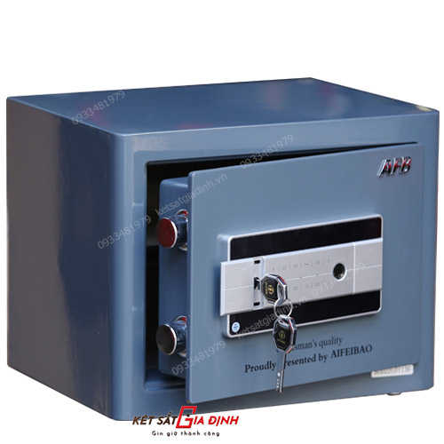 Két sắt mini thông minh AFB HK-A1/D30HM màu xanh xám