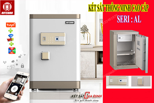 Két sắt thông minh Aifeibao HK-M/D-100AL vân tay mã số nhập khẩu