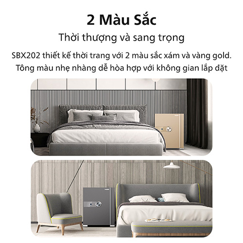 SBX202 với 2 màu sắc hoàn thiện sang trọng