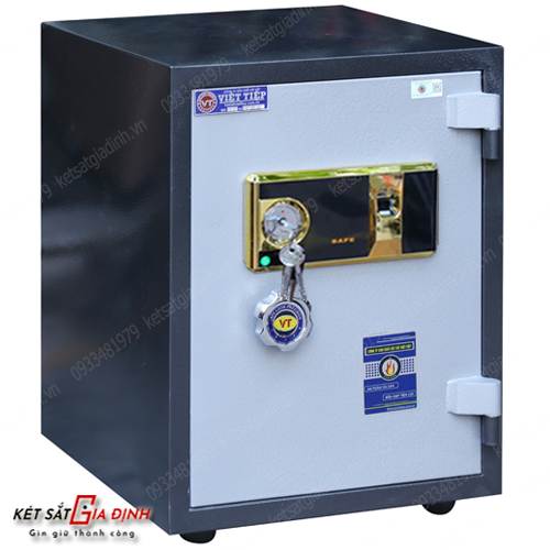 Két sắt Việt Tiệp đúc đặc VF590 vân tay báo động