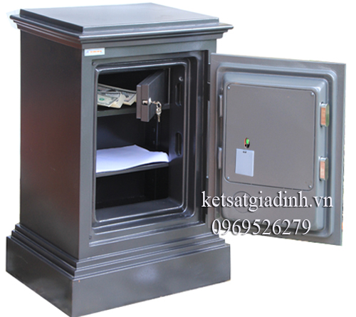 Bên trong két sắt cánh đúc Adelbank khóa điện tử ED140