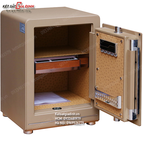 Bên trong két sắt điện tử Bofa BF-V-60BJ vân tay nhập khẩu 