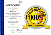 Chứng nhận chất lượng đạt chuẩn 100%