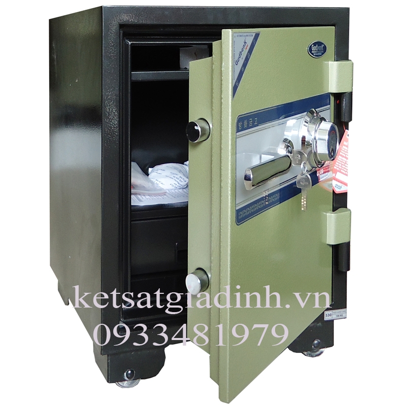 Két sắt Gudbank GB530AB cơ đổi mã có báo động