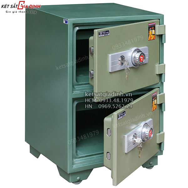 Két sắt Hòa Phát hai tầng đổi mã KS50T2-DM