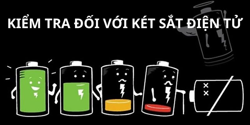 Kiểm tra pin két sắt điện tử