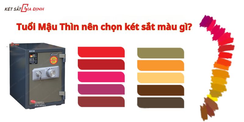 Tuổi Mậu Thìn nên chọn két sắt màu gì?