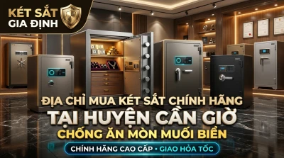 Địa Chỉ Mua Két Sắt Chính Hãng Tại Huyện Cần Giờ Chống Ăn Mòn Muối Biển