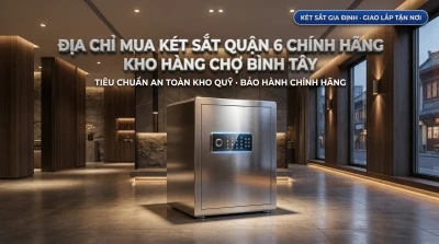 Địa Chỉ Mua Két Sắt Quận 6 Chính Hãng Kho Hàng Chợ Bình Tây