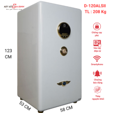 Két sắt Aifeibao HK-A1/D120ALS-II vân tay mật mã bản nâng cấp có 4 xoay đồng hồ