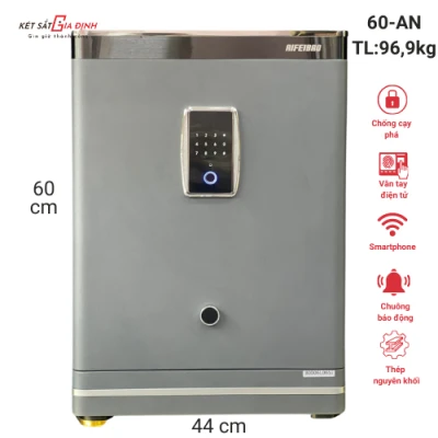 Két sắt AIFEIBAO HK-A1/D-60-AN vân tay mật mã, app điện thoại, khoá tự động