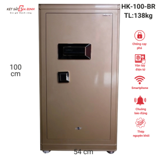 Két sắt AIFEIBAO HK-100-BR vân tay mật mã, app điện thoại , FaceID