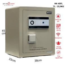 Két sắt AIFEIBAO HK-45FL vân tay điện tử, app điện thoại